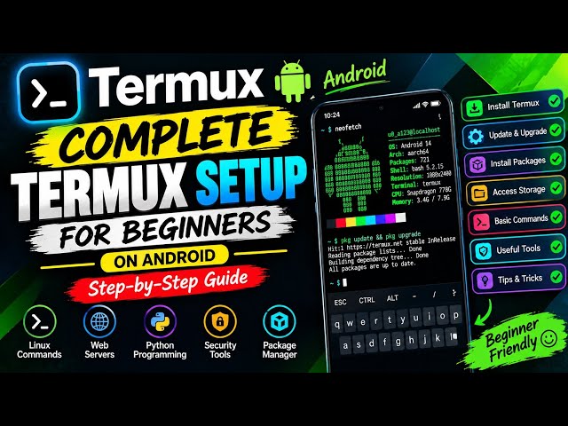 Complete Termux Setup for Beginners on Android – Step-by-Step Guide