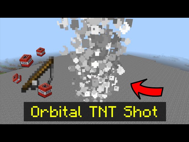 Minecraft Bedrock: Stab Shot V2 (Orbital Strike Cannon)
