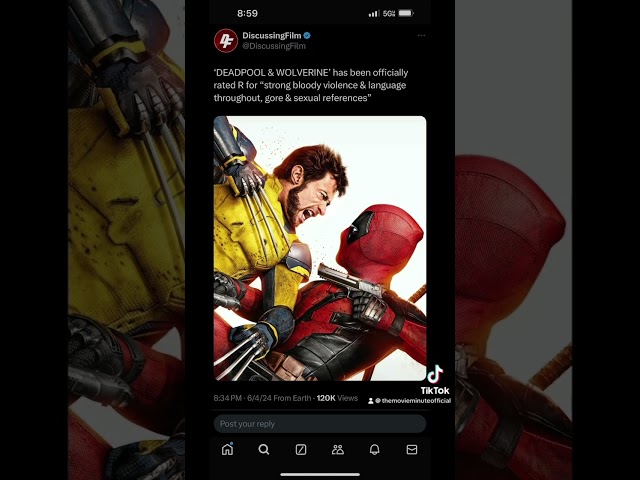 To No One’s Surprise, Deadpool is R-Rated yet again. #trending #deadpool #rrated