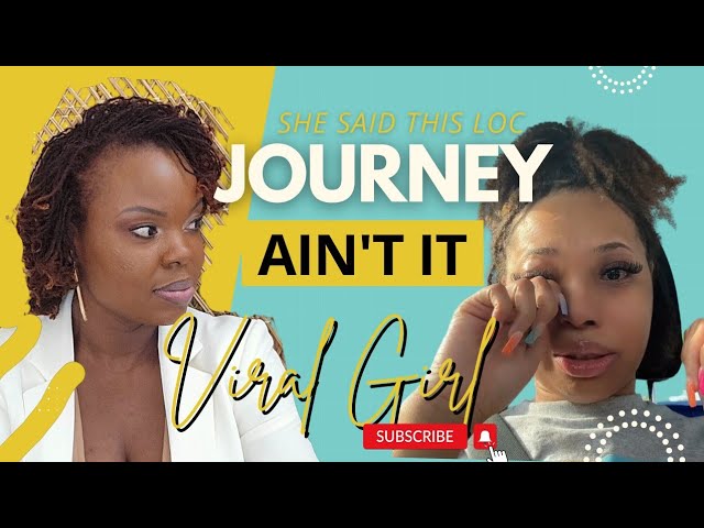 Viral Girl Cries About Loc Journey 😭 | Expert advice | Microlocs | Sisterlocs