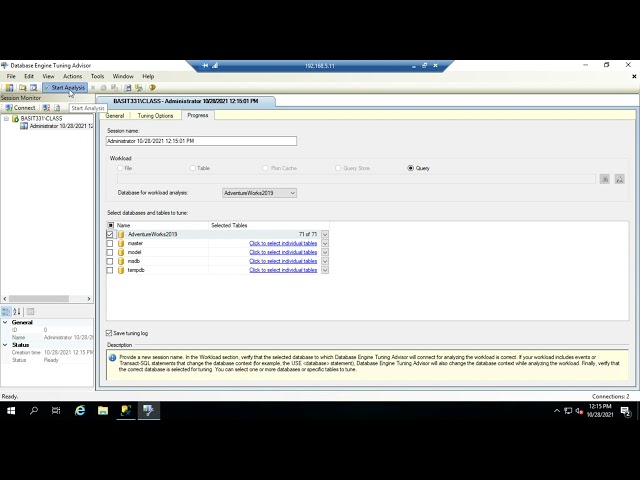 Using the Database Engine Tuning Advisor