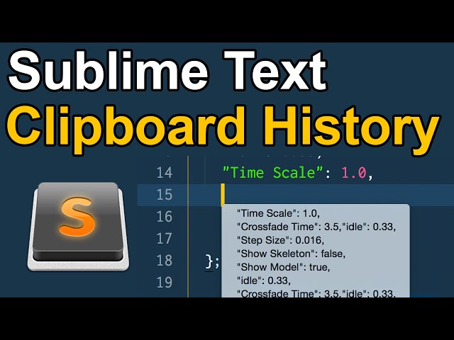 Sublime Text Clipboard Copy + Paste History — Quick Tip