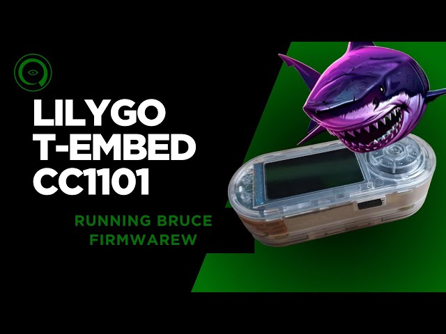 Lilygo T Embed CC1101 Hacking Gadget Review - How to install / update bruce firmware
