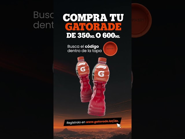 Gatorade podría ponerte en ruta hacia en el avión directo al Grand Prix de Sao Paulo 🇧🇷✈️