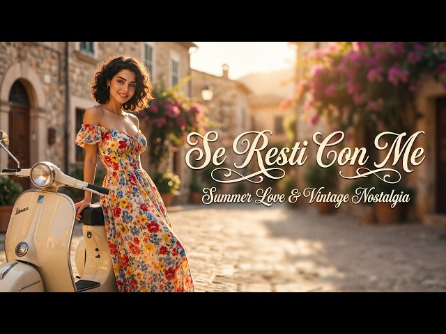 Se Resti Con Me 🇮🇹 | A 1960s Italian Love Song | Summer Love & Vintage Nostalgia