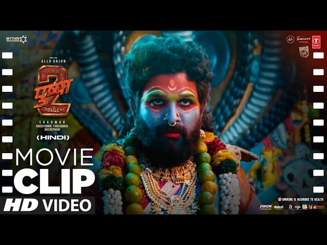 PUSHPA 2: "Pushpa Jathara Fight Scene With Goons🔥🔱 - MahaKaali" | Allu Arjun | Movie Dialogue Clip