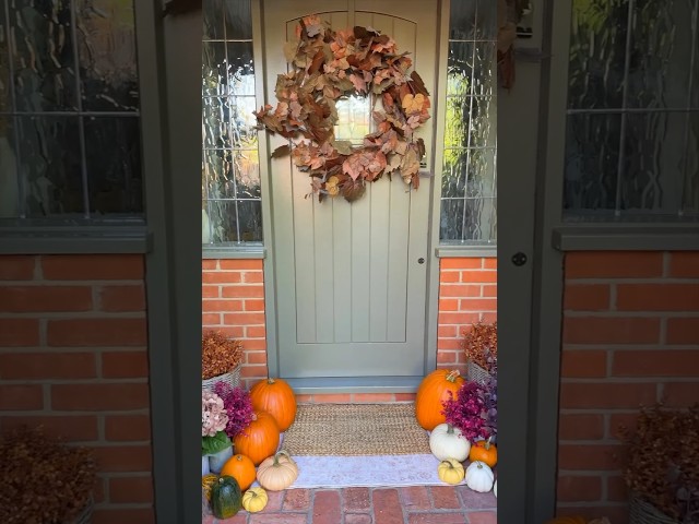 Autumn Porch Transformation 🍂 🎃  aff links here https://amzlink.to/az0gBI2ARnP9q