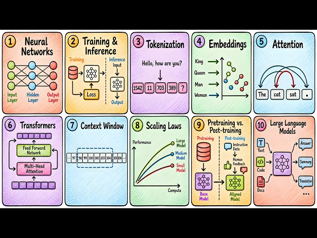100+ AI Concepts for Developers Explained in 20 Minutes. (Part 01)