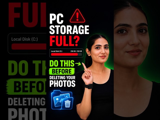 PC Storage Full? Do This BEFORE You Delete Photos!