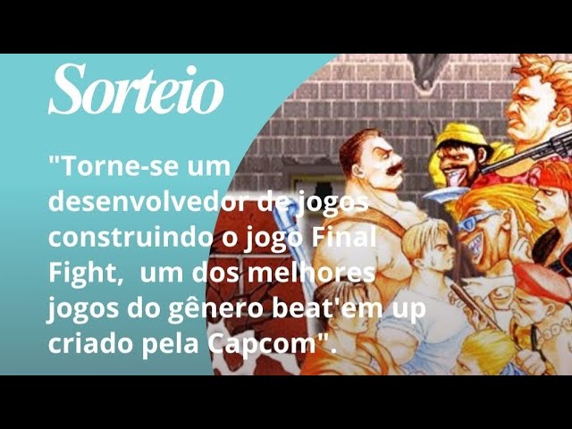 🔴 Sorteio do curso GameMaker Studio 2: Crie um Jogo Estilo Beat 'em Up!