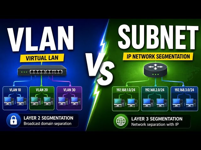 VLAN vs Subnet Explained: What's the Difference?