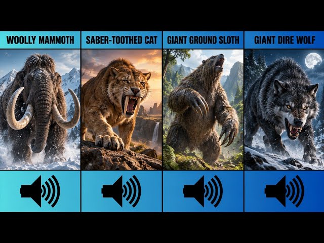 How Ice Age Animals Really Sounded Like 🦣🔊