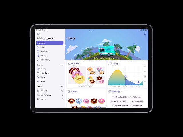 WWDC22: Use Xcode to develop a multiplatform app | Apple