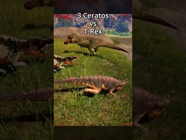 Ceratos vs Rex - #evrima #theisle
