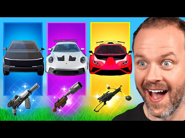The *RANDOM* SUPERCAR Challenge in Fortnite