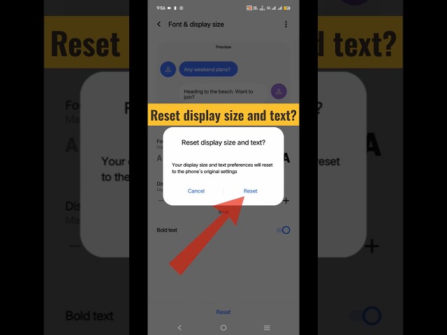 How to Fix Big Text & Screen Zoom on Android 📱