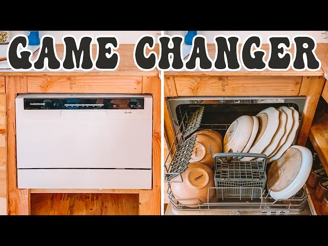 Installing a countertop dishwasher + From Scratch Homesteader Meals