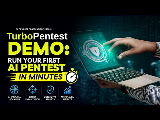 TurboPentest Demo: Run Your First AI Pentest in Minutes