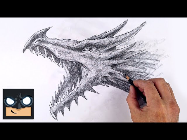 How To Draw a Dragon | Beginner Pencil Sketch Tutorial (Step-by-Step)