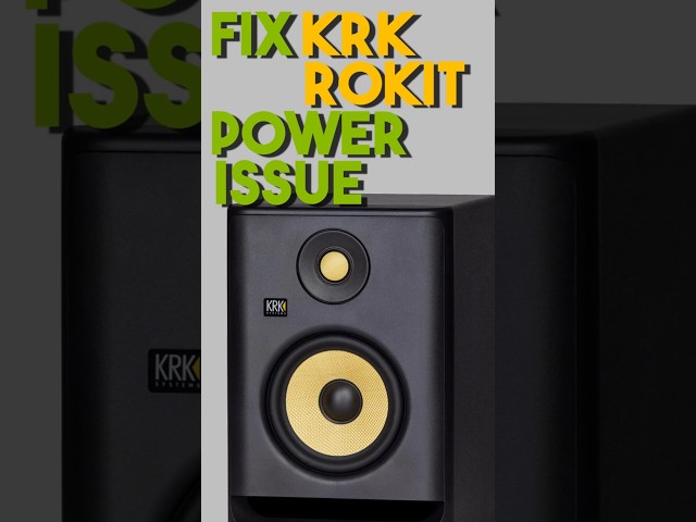 KRK Rokit Power/Flashing Fix #krk #rokit #fix