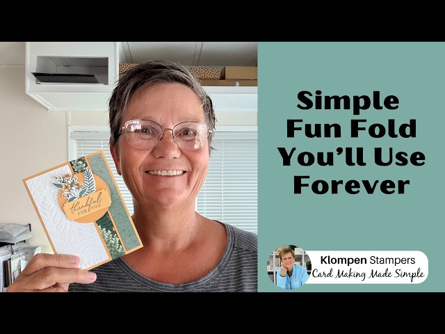 Easy Fun Fold Card Template (Use Any Stamps, Ink & Paper)