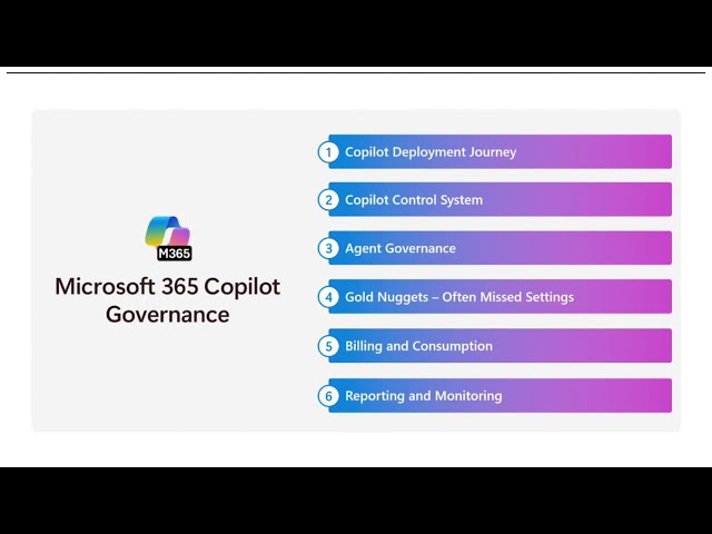 Copilot Governance - Deployment, Copilot Control System, and Agent Management - Session 1