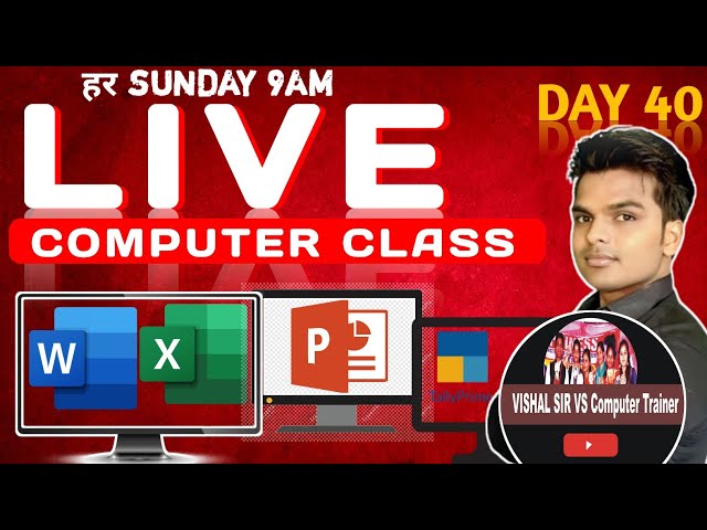 computer Live Class Today