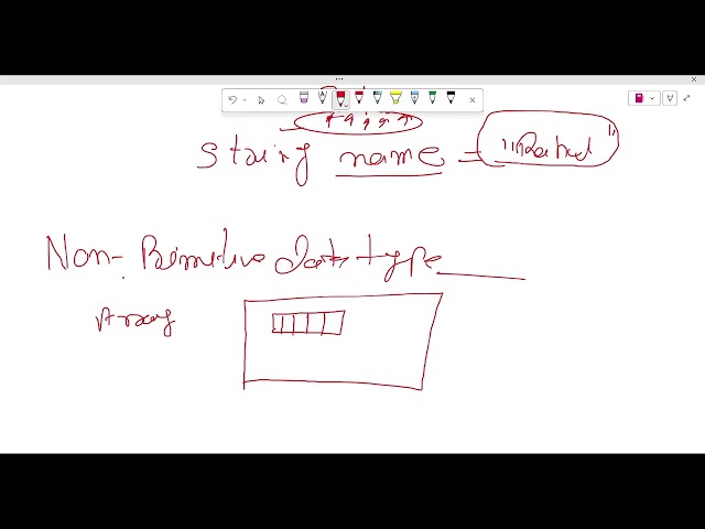 DSA with Java | Lecture 5: Non-Primitive Data Types in Java | String, Array, Class & Object