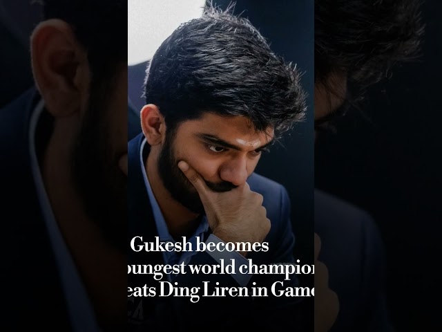 #gukesh #youngest #worldchampion #chess #grandmaster
