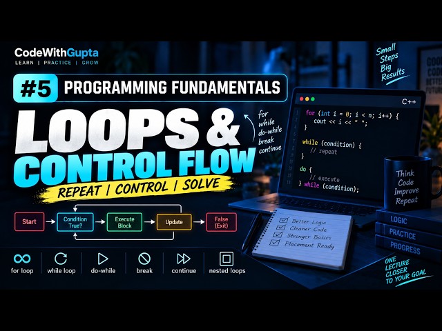Lecture 7: Loops in C++ Explained in One Shot