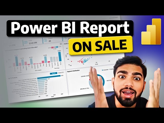 End to End Power BI Project | Dashboard | Power BI Report on SALE