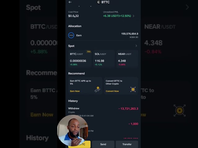 How to lockup your crypto on binance to earn reward as a beginner 5