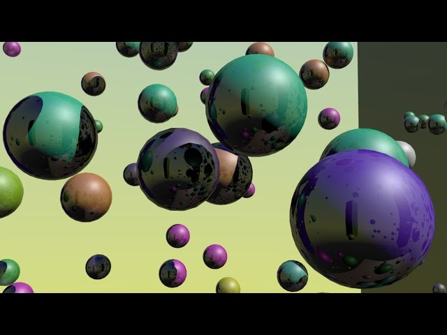 Spheres in 3D - 360 Video