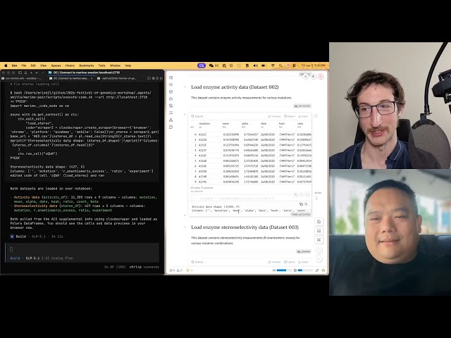 Agentic Data Science in a Reproducible Marimo Notebook