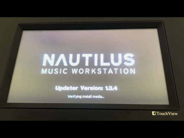 How to update the operating system of the Korg Nautilus keyboard