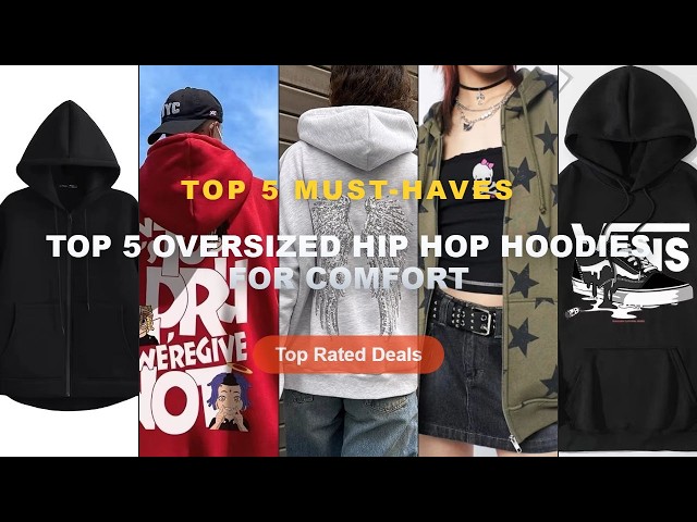 Why Everyone Is Buying Top 5 Oversized Hip Hop Hoodies For Comfort - 2025 New Hip Hop Clothes Print