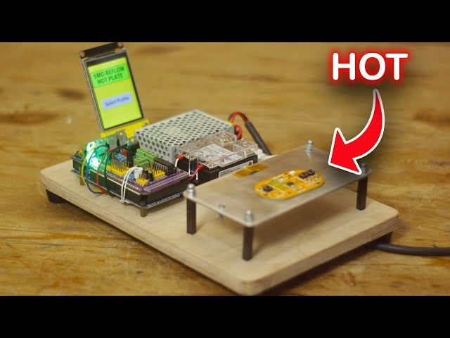DIY SMD reflow hot plate | Arduino project