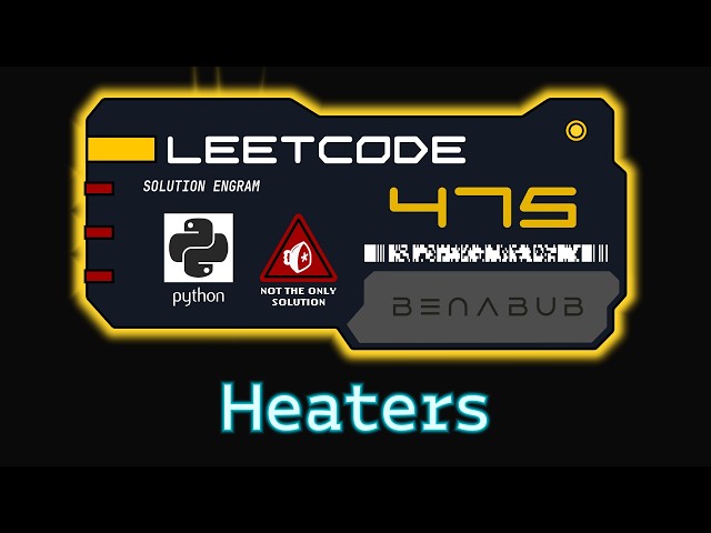 Heaters — LeetCode #475 | Python Algorithm Visualization