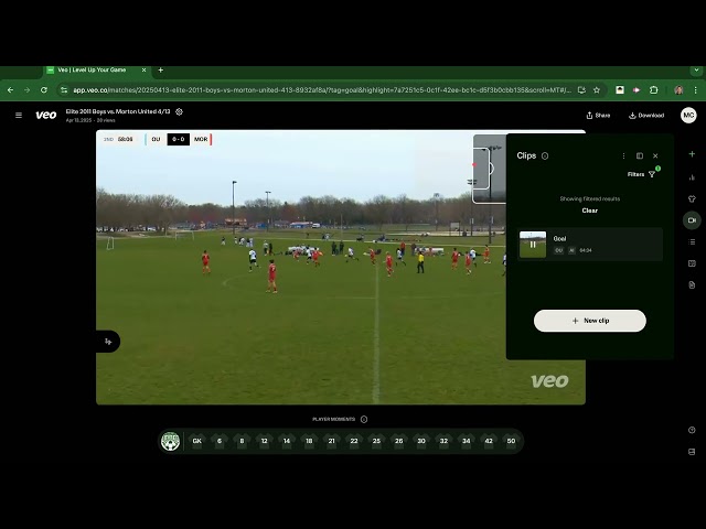 Using Veo Analytics and Player Moments (2025 Update)