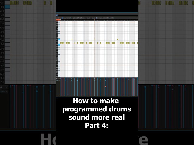 How to Make Programmed Drums Sound More Real Part 4