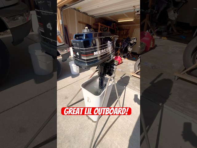1989 Mercury 4hp 2 Stroke Outboard Motor #mercury#outboards#boat