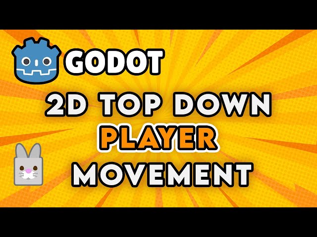 Godot Top Down 2D Movement Tutorial - Godot 4.1 Tutorial for Beginners