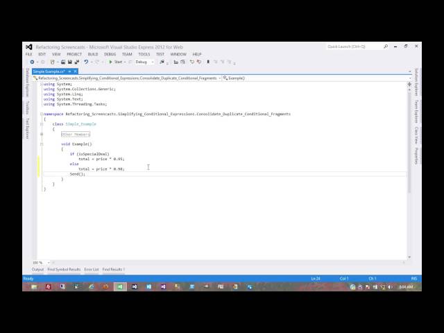 Consolidate Duplicate Conditional Fragments