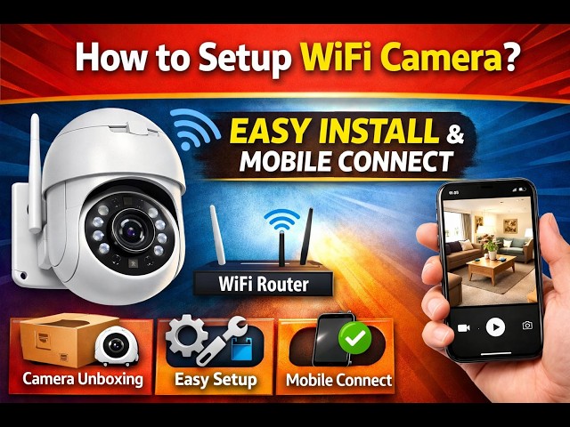 WiFi Camera Setup Kaise Kare? 📷 Secureye Defender Duo Easy Install & Mobile Connect Hindi
