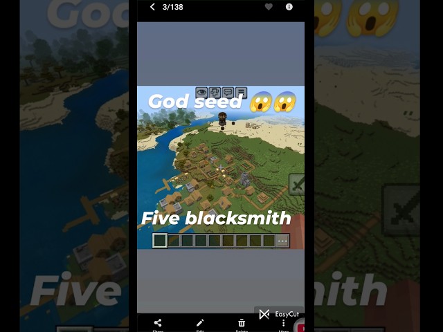 Minecraft god seed 😱😱 #minecraftshorts #viral #shortfeed trending