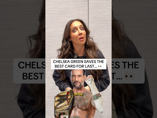 Chelsea Green with some big pulls here 👀