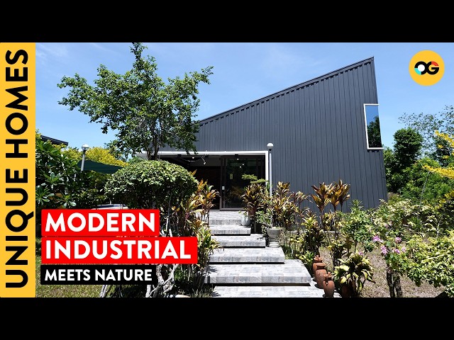 Inside a Modern Industrial Vacation Home Surrounded by Nature in Isabela