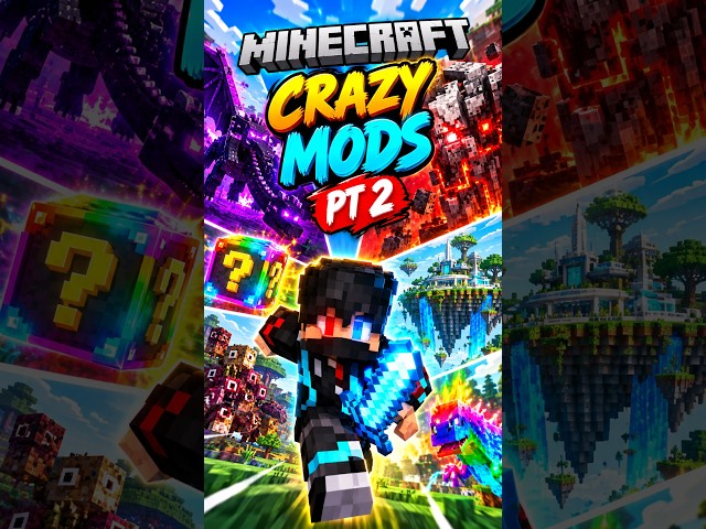 Minecraft crazy mods pt.2 #minecraft #crazymods #subscribe #suubscribre_like