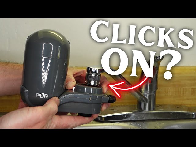 PUR Plus Faucet Mount Water Filtration System (INSTALLATION and REVIEW!)