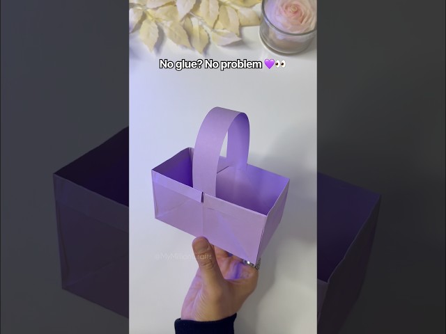 DIY Storage Box 🗃️ Easy & Simple Craft Idea #diy #craft #papercraft r